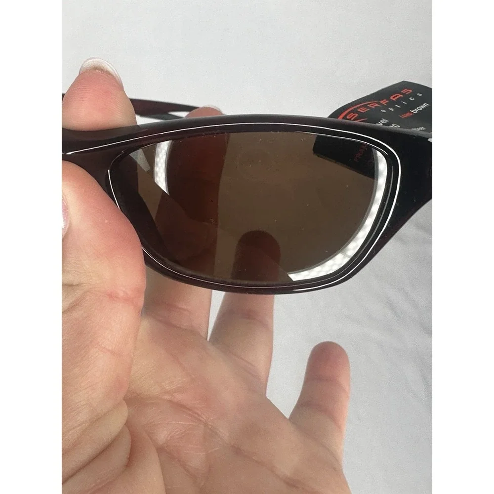 Serfas Optics Swivel Cycling Sunglasses Brown Lenses‎ Vintage Color: Rootbeer
